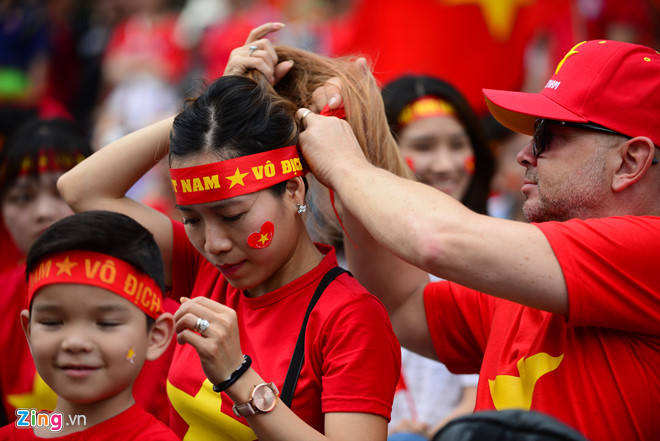 Fanzone Mỹ Đình nóng bỏng chờ trận cầu lịch sử của U23 Việt Nam Fanzone Mỹ Đình nóng bỏng chờ trận cầu lịch sử của U23 Việt Nam